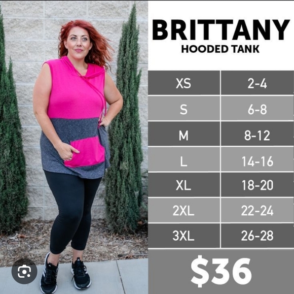 Striped Hooded Tank- LLR Brittany - Picture 5 of 5